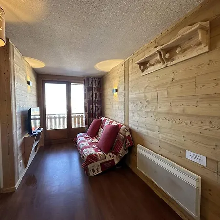 Skis Aux Pieds Avec Balcon Et Wifi Pour 6 Personnes A Plagne Soleil - Fr-1-351-275